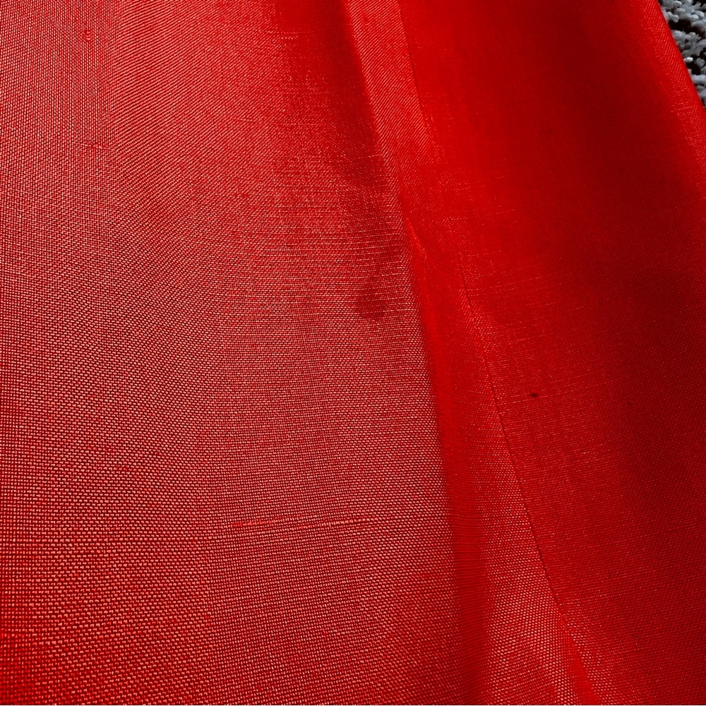 Akris Punto Exclusive Saks Fifth Avenue Elegant Orange/Red Sleeveless Dress - Picture 7 of 8